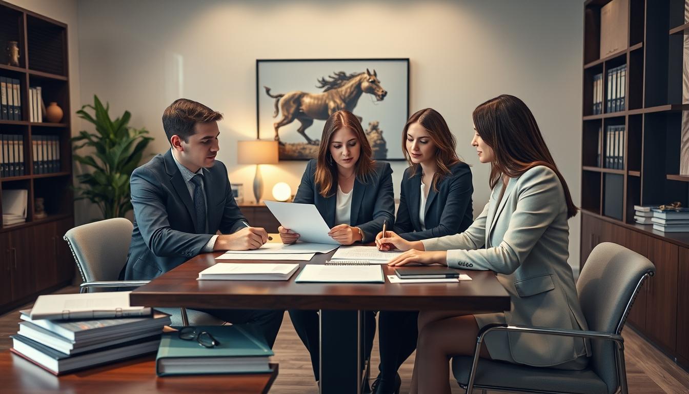 Preparations for finalizing a real estate transaction